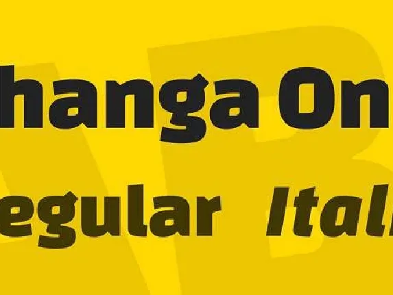 Changa One Family font