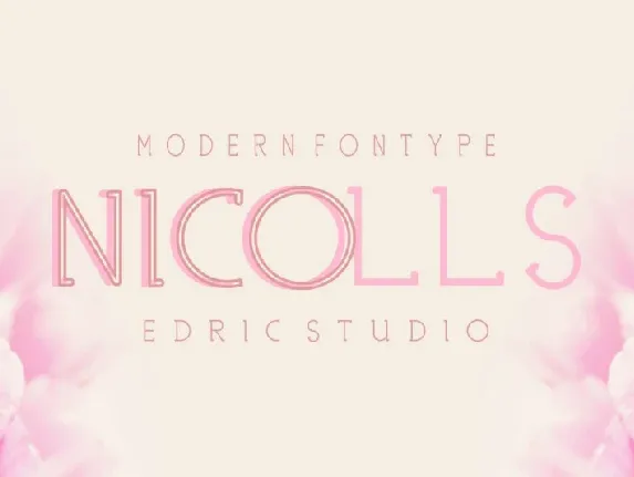 Nicolls Family font