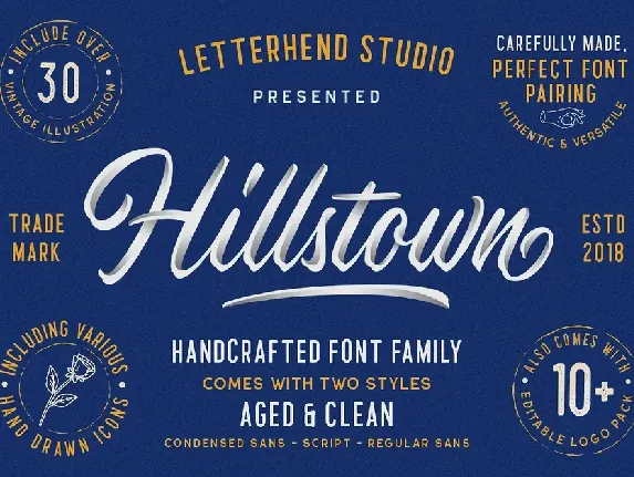 Hillstown Collection font