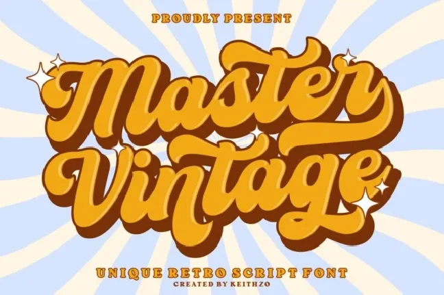 Master Vintage font