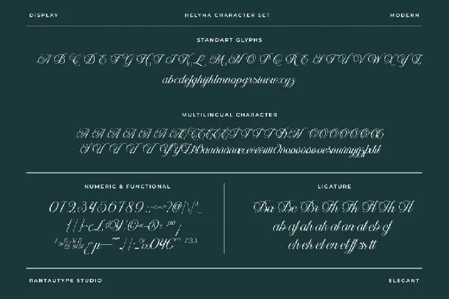 Helyna font