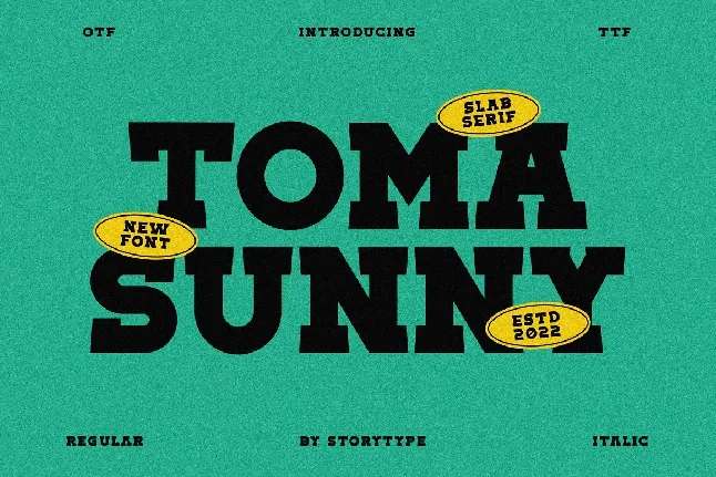 Toma Sunny font