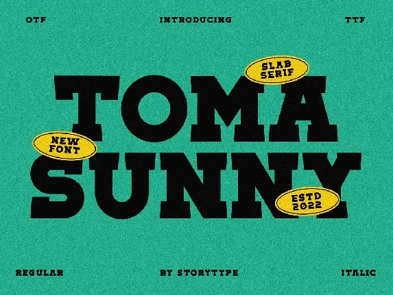 Toma Sunny font