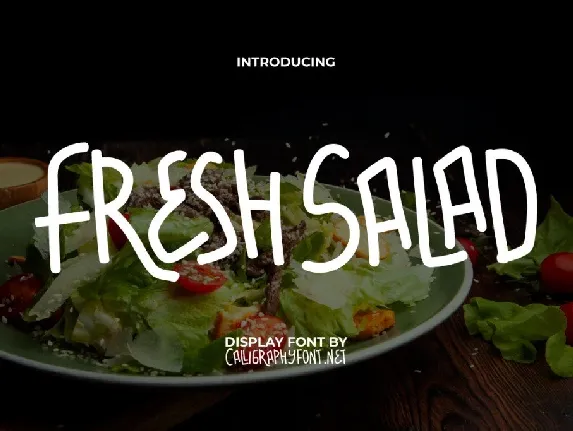 Fresh Salad Demo font