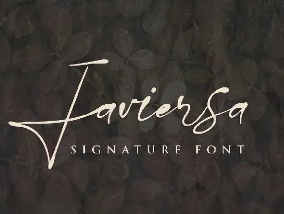 Javiersa font