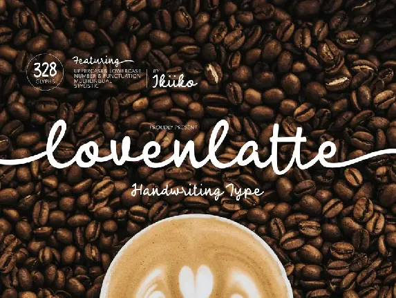 Loven Latte font