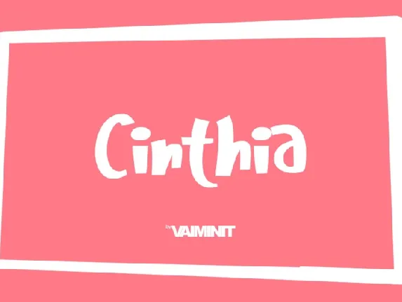 Cinthia font