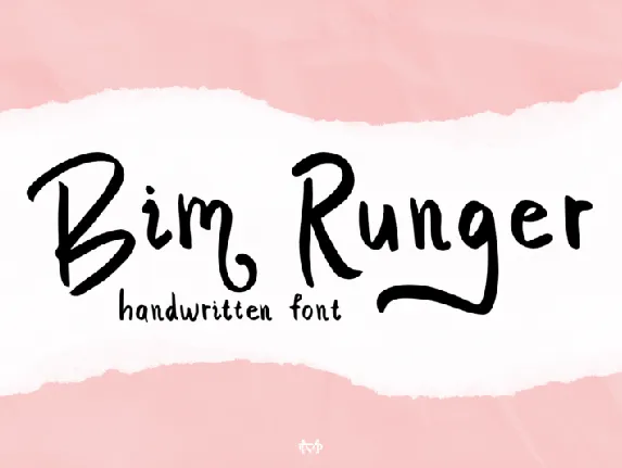 Bim Runger font