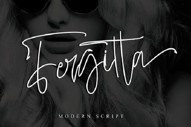 Fergitta Signature font