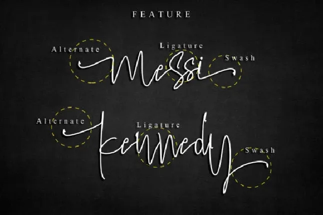 Fergitta Signature font