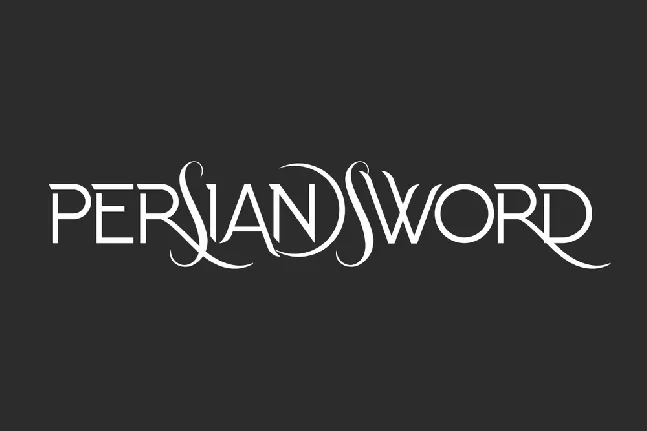 Persian Sword font