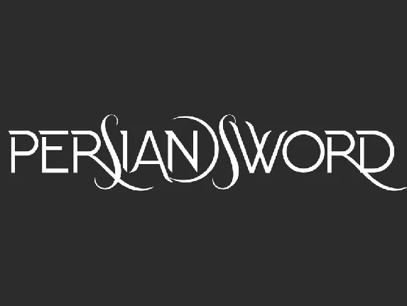 Persian Sword font