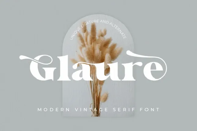 Glaure font