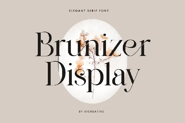 Brunizer font