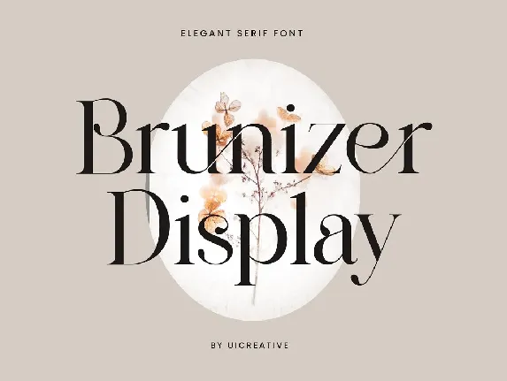 Brunizer font