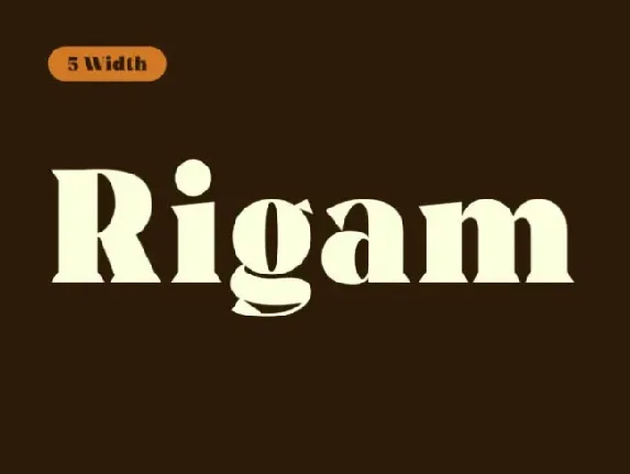 Rigam Family font