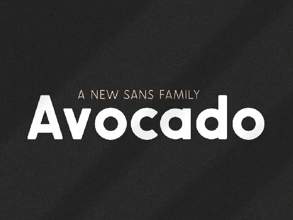 Avocado font