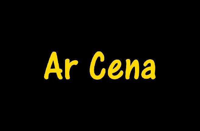 Ar Cena font