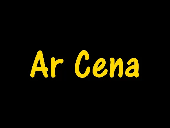 Ar Cena font