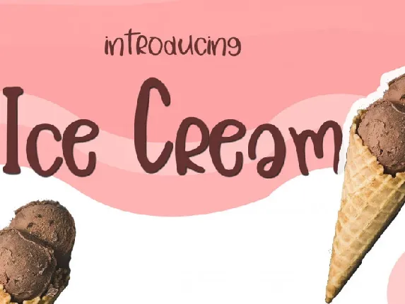 Ice Cream font