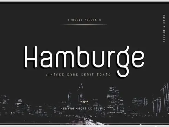 Hamburge Sans Serif font