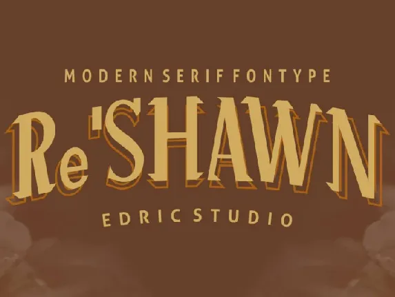 Re’shawn Vintage font