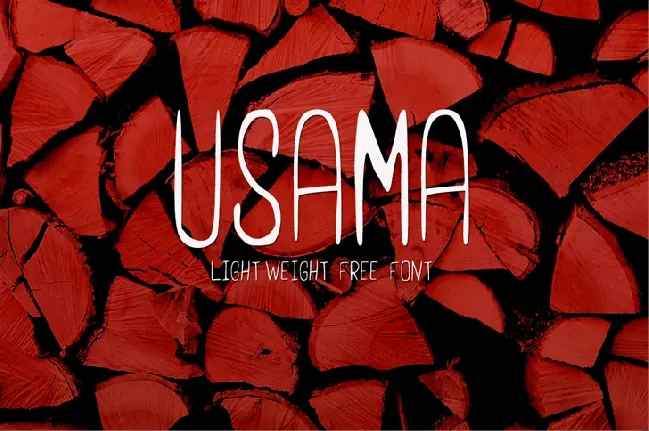 UsamaLight Free font