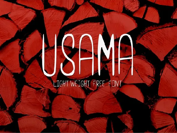 UsamaLight Free font