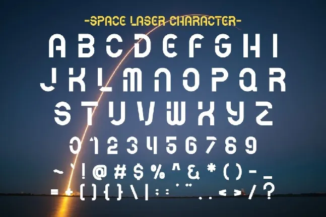 Space Laser font