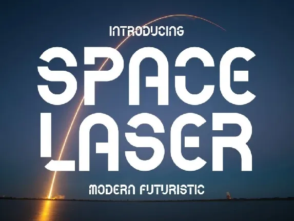 Space Laser font