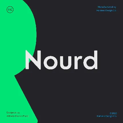 Nourd font