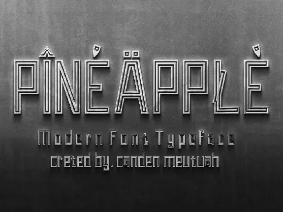 Pineapple font