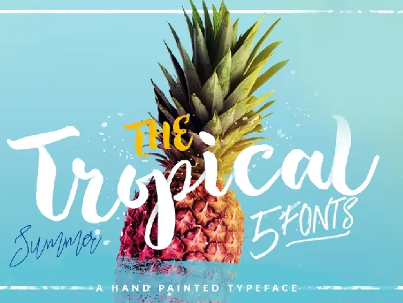 Tropical Brush Script Free font