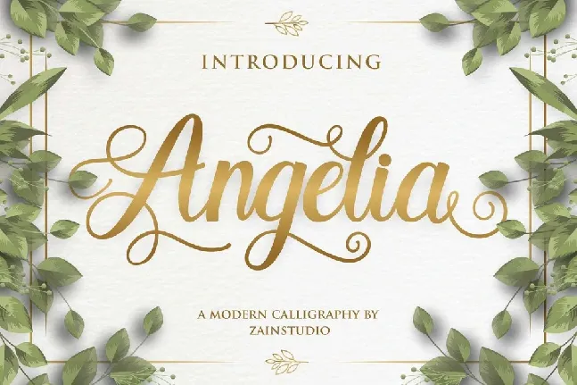 Angelia font