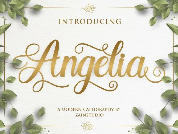 Angelia font