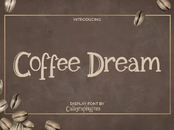 Coffee Dream Demo font