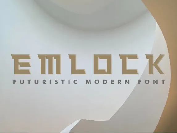 Emlock (Demo) font