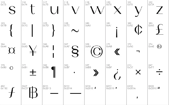 OLARWE font