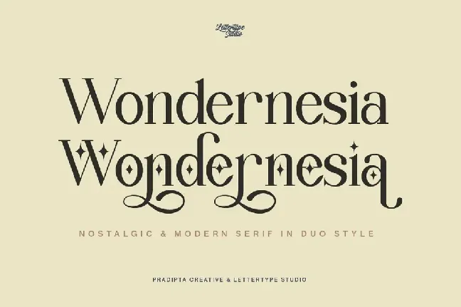 Wondernesia Demo font