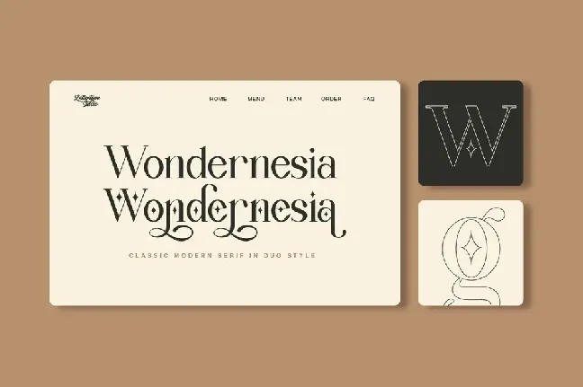 Wondernesia Demo font