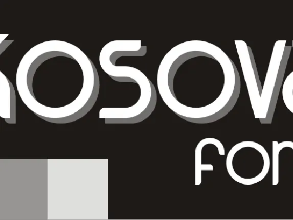 Kosova font