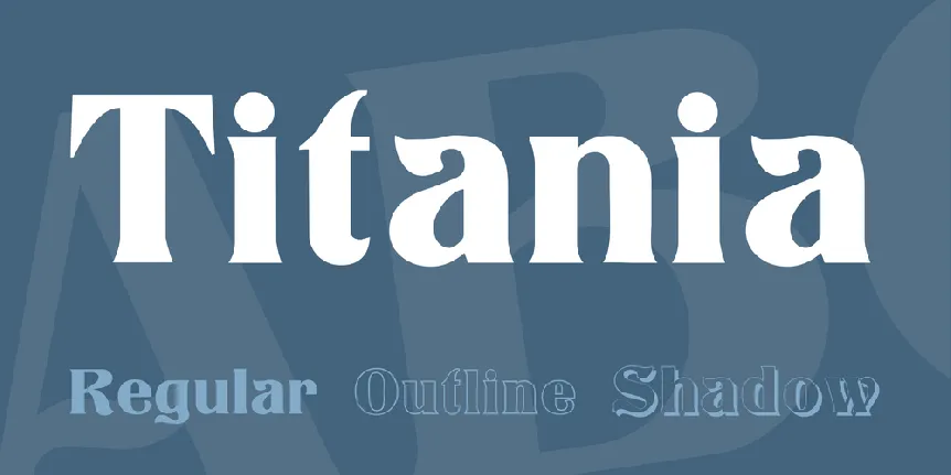 Titania font