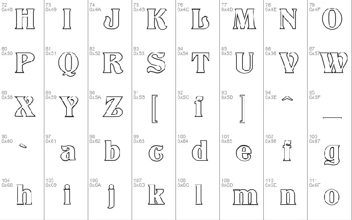 Titania font