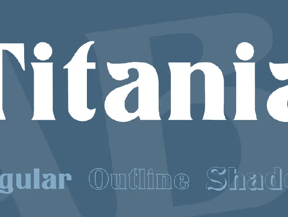 Titania font