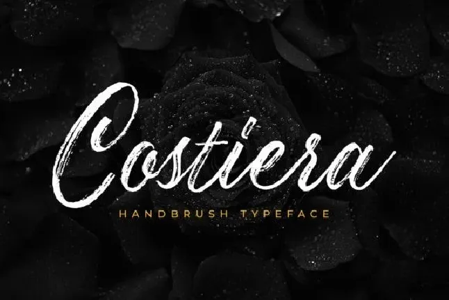 Costiera Hand Brush font