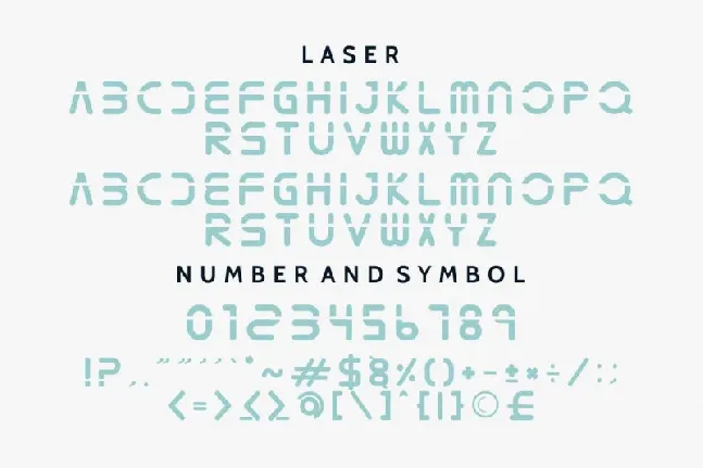 Verwalter Futuristic font