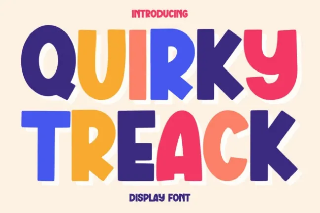 Quirky Treack font