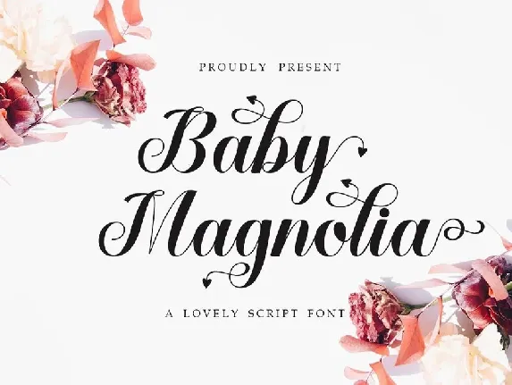 Baby Magnolia font