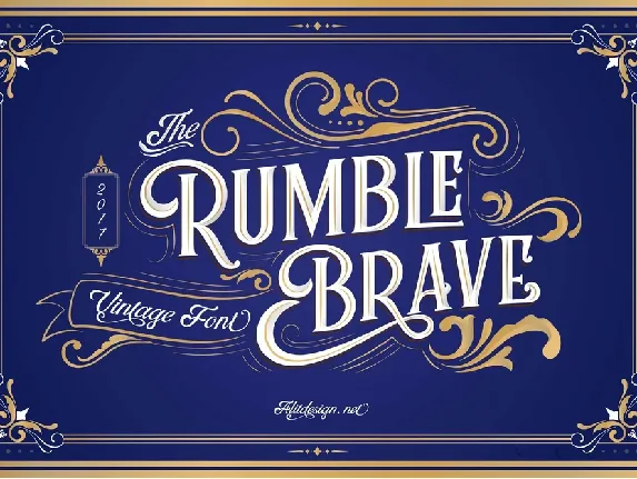 Rumble Brave font