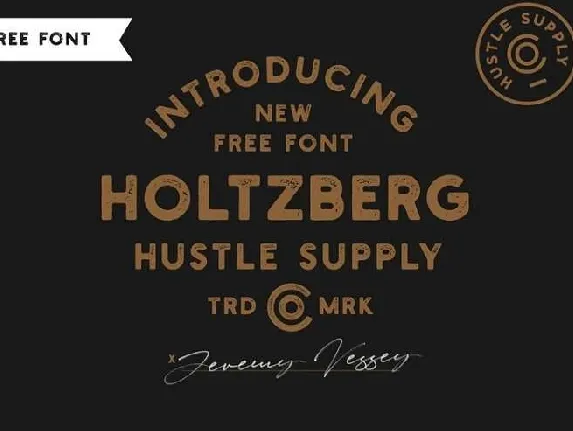 Holtzberg font